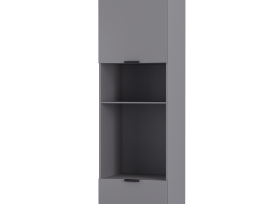 CRAFT ΣΤΗΛΗ ΚΟΥΖΙΝΑΣ ΓΡΑΦΙΤΗ 60X57X214CM