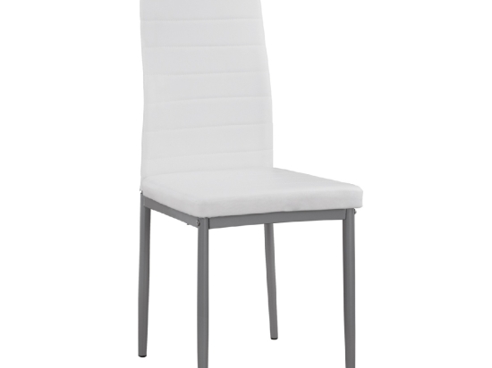 ΚΑΡΕΚΛΑ ΜΕΤΑΛΛΙΚΗ LADY HM0037.11 ΛΕΥΚΟ PU ΜΕΤΑΛΛΙΚΟ ΣΚΕΛΕΤΟ K/D 40x48x95 εκ.