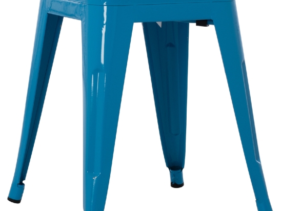 ΣΚΑΜΠΟ ΜΕΤΑΛΛΙΚΟ MELITA HM0096.48 ΣΕ ΜΠΛΕ ΧΡΩΜΑ 37x37x45Υεκ.