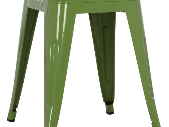 ΣΚΑΜΠΟ ΜΕΤΑΛΛΙΚΟ MELITA HM0096.53 ΣΕ LIGHT OLIVE GREEN ΧΡΩΜΑ 37x37x45Υεκ.