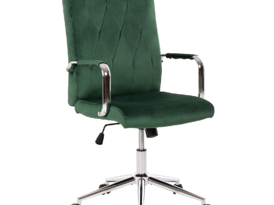 ΚΑΡΕΚΛΑ ΓΡΑΦΕΙΟΥ JOSEF HM1181.03 ΚΥΠΑΡΙΣΣΙ ΒΕΛΟΥΔΟ-INOX ΒΑΣΗ 58x61x105-113Yεκ.