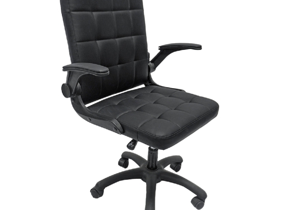 ΚΑΡΕΚΛΑ ΓΡΑΦΕΙΟΥ PORTIMA HM1197.01 ΜΑΥΡΟ PVC-NYLON ΣΚΕΛΕΤΟΣ & ΒΑΣΗ 69x57x97Υεκ.