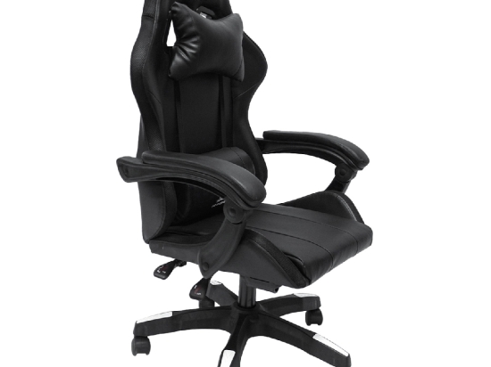 ΠΟΛΥΘΡΟΝΑ GAMING DARREN HM1203.10 ΜΑΥΡΟ-ΓΚΡΙ PVC & NYLON 51x49x125Υεκ.