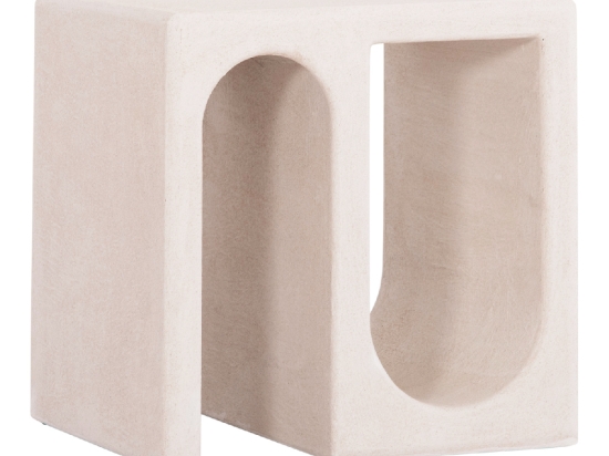 ΤΡΑΠΕΖΙ ΣΑΛΟΝΙΟΥ ΣΕΙΡΑ SANTORINI HM18070 MDF ΣΕ ΥΠΟΛΕΥΚΟ ΧΡΩΜΑ 48x38x48,5Υεκ.