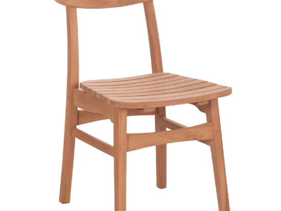 ΚΑΡΕΚΛΑ ΤΡΑΠΕΖΑΡΙΑΣ ΕΞ.ΧΩΡΟΥ ROBBIE HM18115 ΞΥΛΟ TEAK--ΦΥΣΙΚΟ 48x51x82Υεκ.