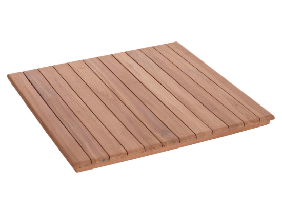 ΕΠΙΦΑΝΕΙΑ ΤΡΑΠΕΖΙΟΥ ΤΕΤΡΑΓΩΝΗ HM18135 ΞΥΛΟ TEAK--ΦΥΣΙΚΟ 60x60x4(πάχος)εκ.