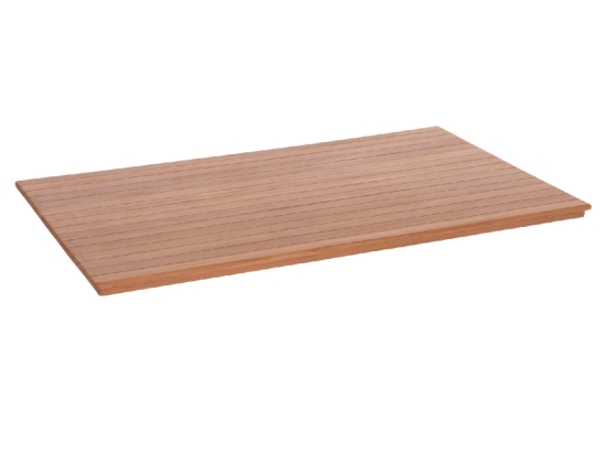 ΕΠΙΦΑΝΕΙΑ ΤΡΑΠΕΖΙΟΥ ΟΡΘΟΓΩΝΙΑ HM18138 ΞΥΛΟ TEAK--ΦΥΣΙΚΟ 120x80x4(πάχος)εκ.
