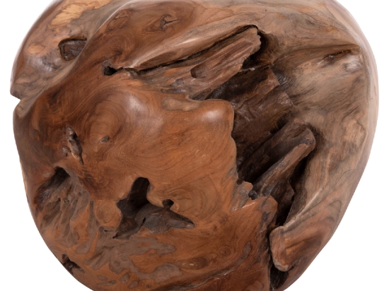 ΒΟΗΘΗΤΙΚΟ ΤΡΑΠΕΖΙ LOGGY HM18295 ΞΥΛΟ TEAK--ΦΥΣΙΚΟ 50x50x50Υεκ.