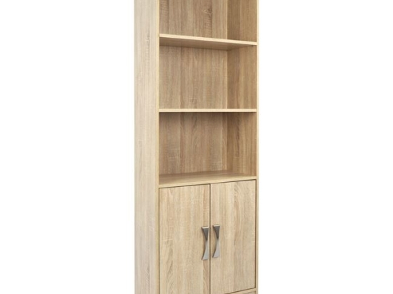 ΒΙΒΛΙΟΘΗΚΗ ΜΕΛΑΜΙΝΗΣ ENSLEY HM2027.03 SONAMA ΜΕ ΧΕΡΟΥΛΙ 60x30x180εκ