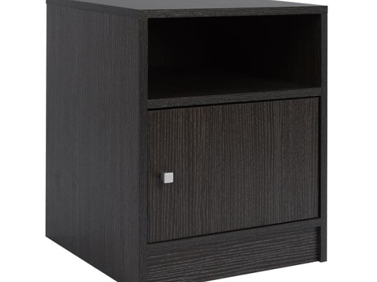 ΚΟΜΟΔΙΝΟ ΜΕΛΑΜΙΝΗΣ MALORY HM2205.01 ZEBRANO 40x40x50