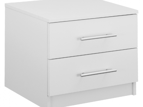 ΚΟΜΟΔΙΝΟ ΜΕΛΑΜΙΝΗΣ CHELSEA HM2220.05 ΛΕΥΚΟ 48x40,5x41,5 εκ.