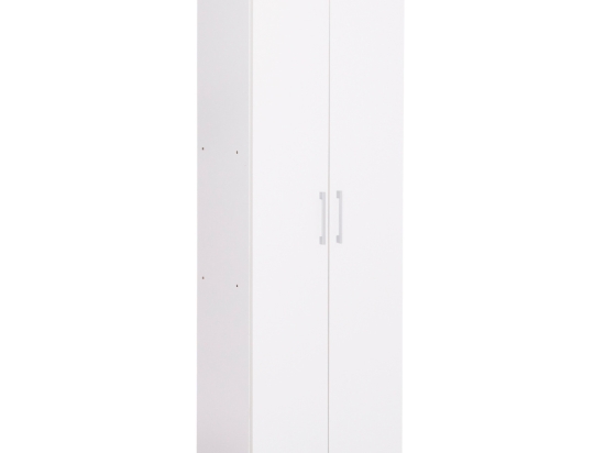 ΠΑΠΟΥΤΣΟΘΗΚΗ-ΝΤΟΥΛΑΠΑ CLUSE HM2403.03 ΜΕΛΑΜΙΝΗ ΛΕΥΚΟ ΧΡΩΜΑ 60Χ36,5Χ186,5Υεκ.