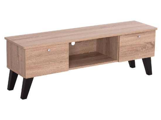 ΕΠΙΠΛΟ ΤΗΛΕΟΡΑΣΗΣ IREN HM2481.01 ΜΕΛΑΜΙΝΗ ΣΕ SONAMA OAK-ΜΑΥΡΟ 120x32,5-34x41Yεκ.