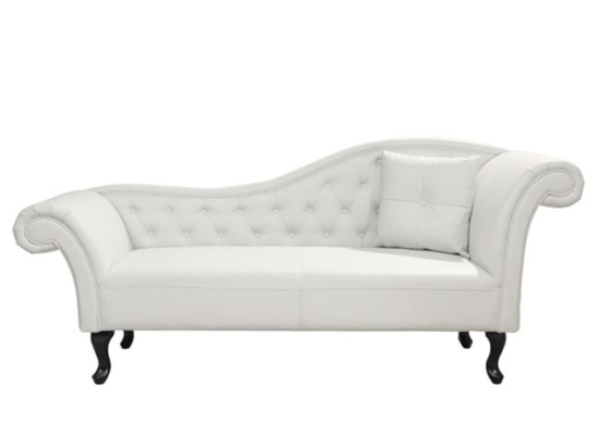 ΑΝΑΚΛΙΝΔΡΟ T.CHESTERFIELD NIOVI HM3008.02 PU ΛΕΥΚΟ-ΜΑΥΡΑ ΠΟΔΙΑ(ΔΕΞΙ)190x61x84Yεκ