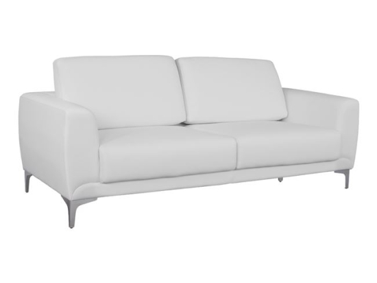 ΚΑΝΑΠΕΣ 3ΘΕΣΙΟΣ KENZIE HM3121.32 ΜΕ ΛΕΥΚΟ PU 190x81x81 εκ.