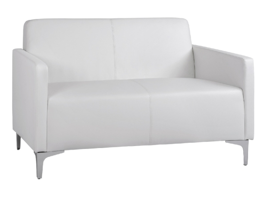 ΚΑΝΑΠΕΣ 2ΘΕΣΙΟΣ NELLIE HM3159.22 ΜΕ ΛΕΥΚΟ PU 113x71x71Υ εκ.