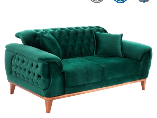 ΚΑΝΑΠΕΣ ΚΡΕΒΑΤΙ BENNINGTON 2ΘΕΣΙΟΣ ΚΥΠΑΡΙΣΣΙ HM3250.13 180x95x80 εκ.