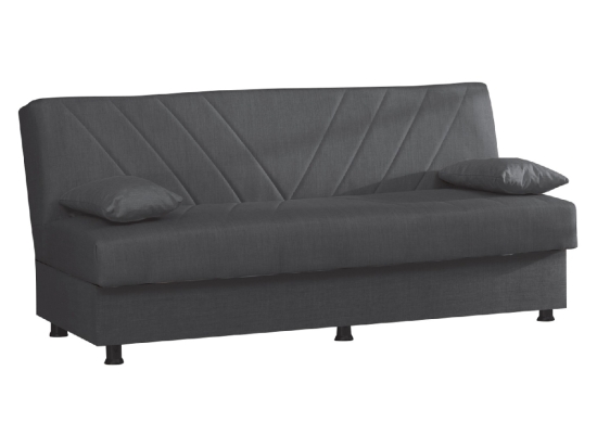 ΚΑΝΑΠΕΣ ΚΡΕΒΑΤΙ ANDRE HM3271.03 ΤΡΙΘΕΣΙΟΣ ΑΝΘΡΑΚΙ ΥΦΑΣΜΑ 193x82x81Υεκ.