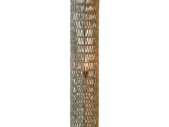ΦΩΤΙΣΤΙΚΟ ΔΑΠΕΔΟΥ HM4356 ΜΕΤΑΛΛΟ-PAPER ROPE ΣΕ ΜΠΕΖ-ΦΥΣΤΙΚΙ Φ23X123Υεκ.