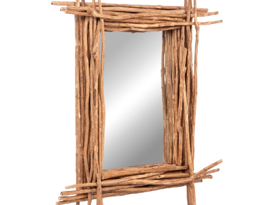ΚΑΘΡΕΠΤΗΣ ΤΟΙΧΟΥ TWIGGER HM4442 DRIFTWOOD ΣΕ ΦΥΣΙΚΟ ΧΡΩΜΑ 80x15x100Υεκ