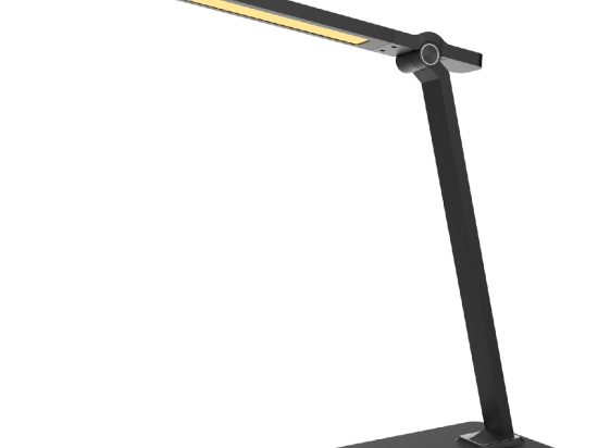 ΦΩΤΙΣΤΙΚΟ ΓΡΑΦΕΙΟΥ LED BLAIN PRO HM4448.02 ΜΑΥΡΟ ΧΡΩΜΑ ABS 17,3x12,5x39,9Υεκ.