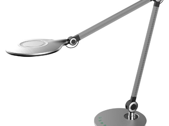 ΦΩΤΙΣΤΙΚΟ ΓΡΑΦΕΙΟΥ LED BLAIN PRO HM4452.08 ΓΚΡΙ-ΑΣΗΜΙ ΧΡΩΜΑ ABS 55,7x49,7Υεκ.