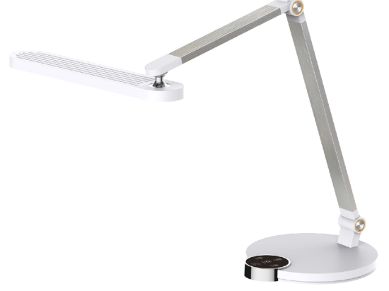 ΦΩΤΙΣΤΙΚΟ ΓΡΑΦΕΙΟΥ LED BLAIN PRO HM4454.01 ΛΕΥΚΗ ΒΑΣΗ ABS-ΓΚΡΙ ΑΛΟΥΜΙΝΙΟ 51,8x40Υεκ.
