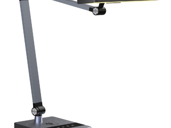 ΦΩΤΙΣΤΙΚΟ ΓΡΑΦΕΙΟΥ LED BLAIN PRO HM4461.02 ΜΑΥΡΟ ΜΑΤ ABS 35x43,9Υεκ.