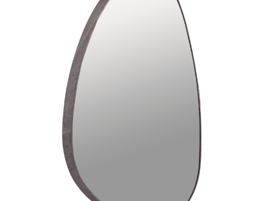 ΚΑΘΡΕΠΤΗΣ ΤΟΙΧΟΥ IRREGU HM4487.02 ΜΕ ΠΛΑΙΣΙΟ MDF ΣΕ GREY MARBLE ΧΡΩΜΑ 60x80Υεκ.