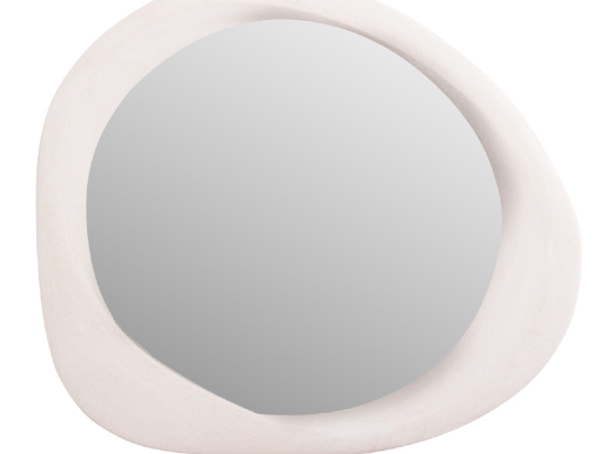 ΚΑΘΡΕΠΤΗΣ ΤΟΙΧΟΥ ΟΒΑΛ ΣΕΙΡΑ SANTORINI HM4511 MDF ΣΕ ΥΠΟΛΕΥΚΟ 82x3,5x74Υεκ
