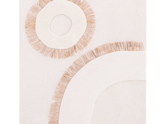 ΠΙΝΑΚΑΣ ΟΡΘΟΓΩΝΙΟΣ ΣΕΙΡΑ SANTORINI HM4534 MDF ΥΠΟΛΕΥΚΟ ΧΡΩΜΑ-ΔΙΑΚΟΣΜΗΣΗ ΜΠΕΖ 48x4,5(πάχος)x60Υεκ.