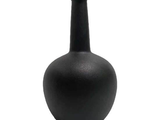 ΕΠΙΤΡΑΠΕΖΙΟ ΚΕΡΑΜΙΚΟ ΔΙΑΚΟΣΜΗΤΙΚΟ ELENDIL HM4593.02 ΜΑΥΡΟ ΜΑΤ 14,5x25Υεκ