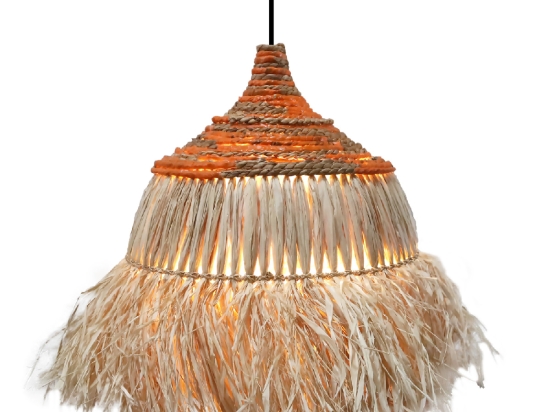 ΦΩΤΙΣΤΙΚΟ ΟΡΟΦΗΣ SIFO HM4714 ΚΑΠΕΛΟ ΙΝΕΣ SISAL & ΜΠΑΝΑΝΑΣ-ΦΥΣΙΚΟ & MIX Φ35x45Υεκ.