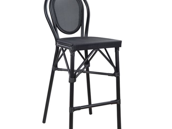 ΣΚΑΜΠΟ ΑΛΟΥΜΙΝΙΟΥ AZARIA HM5060 BAMBOO LOOK ΜΑΥΡΟ ΜΕ TEXTLINE 44x52x115Υεκ.