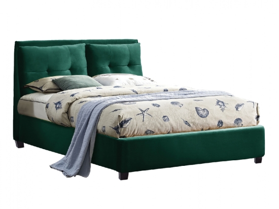 ΚΡΕΒΑΤΙ BILLIE ΜΕ ΒΕΛΟΥΔΟ ΚΥΠΑΡΙΣΣΙ HM551.13 160Χ200