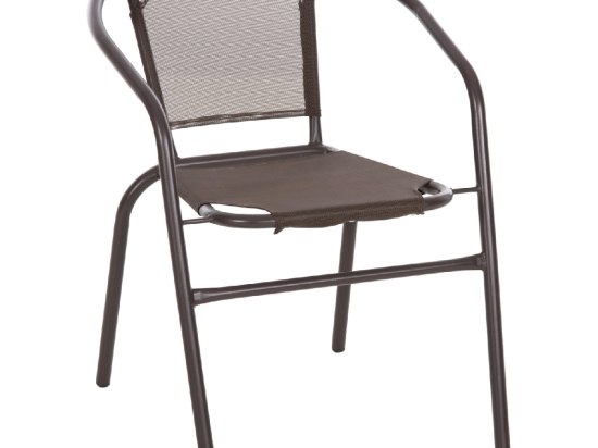ΠΟΛΥΘΡΟΝΑ ΕΞ.ΧΩΡΟΥ LEDAN HM5977.02 ΜΕΤΑΛΛO & TEXTILENE ΚΑΦΕ 55x58x72Υεκ.