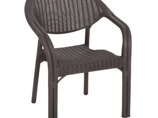 ΠΟΛΥΘΡΟΝΑ ΠΟΛΥΠΡΟΠΥΛΕΝΙΟΥ FETT HM6158.06 BAMBOO LOOK-ΚΑΦΕ 63x59x81Υεκ.