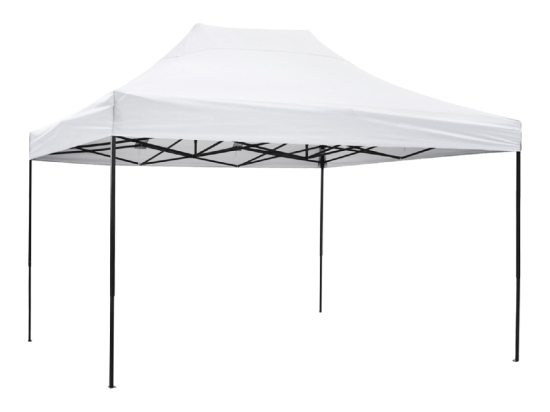 ΚΙΟΣΚΙ/GAZEBO MATTHEW HM6311 ΠΤΥΣΣΟΜΕΝΟ-ΣΚΕΛΕΤΟΣ ΜΕΤΑΛ.ΜΑΥΡΟΣ-ΛΕΥΚΟ ΥΦΑΣΜΑ 3x4,5x3,10Yμ