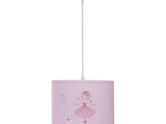 ΠΑΙΔΙΚΟ ΦΩΤΙΣΤΙΚΟ ΟΡΟΦΗΣ ΥΦΑΣΜΑΤΙΝΟ BALLERINA Φ25x21-62 εκ.HM7575.02