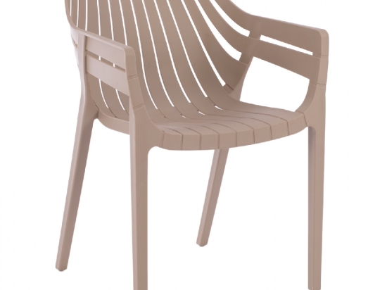 ΠΟΛΥΘΡΟΝΑ ΠΟΛΥΠΡΟΠΥΛΕΝΙΟΥ CHELLA HM8116.07 ΜΠΕΖ 56,5x54,5x79 cm