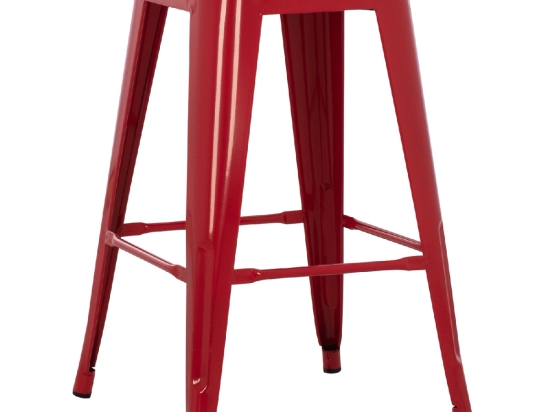 ΣΚΑΜΠΟ ΜΕΣΑΙΟΥ ΥΨΟΥΣ ΜΕΤΑΛΛΙΚΟ MELITA-PRO HM8573.44 ΚΟΚΚΙΝΟ 43x43x67Υεκ.