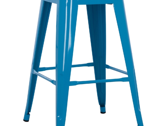 ΣΚΑΜΠΟ ΜΕΣΑΙΟΥ ΥΨΟΥΣ ΜΕΤΑΛΛΙΚΟ MELITA-PRO HM8573.48 ΜΠΛΕ 43x43x67Υεκ.