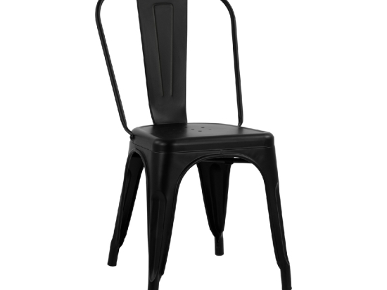 ΚΑΡΕΚΛΑ ΜΕΤΑΛΛΙΚΗ MELITA ΣΕ ΜΑΥΡΟ MAT 45x47x85Υ εκ. HM8641.22