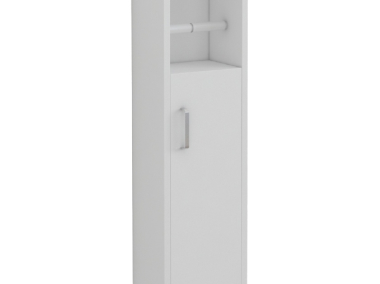 ΝΤΟΥΛΑΠΙ ΜΠΑΝΙΟΥ DAMIEN HM9025.12 ΜΕΛΑΜΙΝΗ ΛΕΥΚΗ 20x13x70Yεκ.