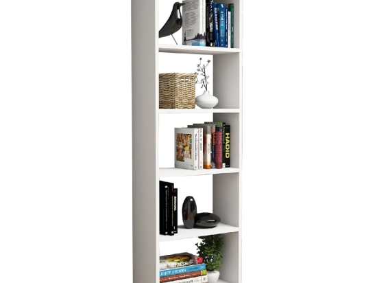 ΒΙΒΛΙΟΘΗΚΗ CLASSIKER HM9226.11 ΜΕΛΑΜΙΝΗΣ ΛΕΥΚH 48,5x22x160Υεκ.