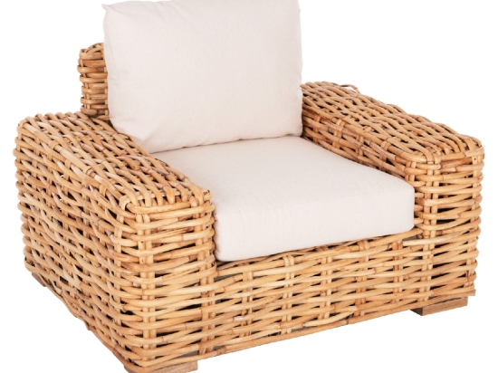 ΠΟΛΥΘΡΟΝΑ TROPEL HM9810 ΞΥΛΟ MANGO-RATTAN ΦΥΣΙΚΟ-ΛΕΥΚΑ ΜΑΞΙΛΑΡΙΑ 110x88x70-85Υεκ.