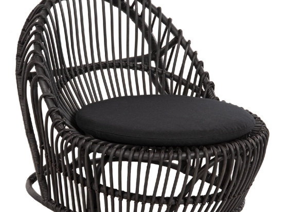 ΠΟΛΥΘΡΟΝΑ ENTROPY HM9840.03 ΦΥΣΙΚΟ RATTAN ΜΕ ΜΑΞΙΛΑΡΙ-ΜΑΥΡΟ 80x97x85Υεκ.