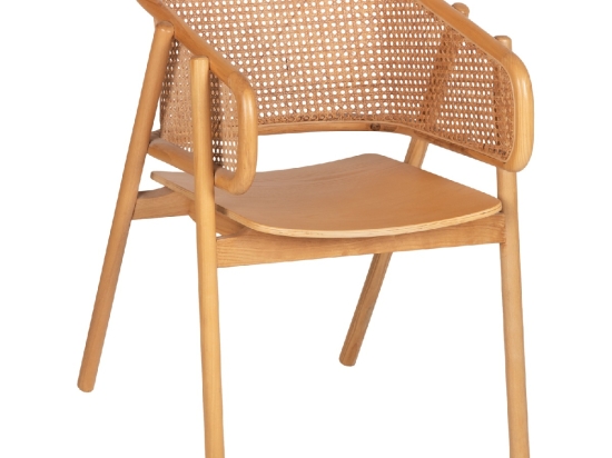 ΠΟΛΥΘΡΟΝΑ KENLEE HM9872 ΦΡΑΞΙΝΟΣ ΚΑΙ ΦΥΣΙΚΟ RATTAN RATTAN ΣΕ ΦΥΣΙΚΟ 57,5x55x81Yεκ.