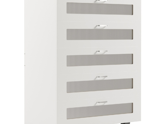 ΣΥΡΤΑΡΙΕΡΑ ΜΕΛΑΜΙΝΗΣ THORGAN HM9881.03 5 ΣΥΡΤΑΡΙΑ-ΛΕΥΚΟ ΧΡΩΜΑ 80Χ40Χ100Υεκ