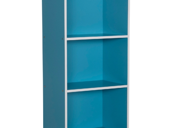 ΡΑΦΙΕΡΑ ΤΟΙΧΟΥ CUBICON HM9941.05 ΜΠΛΕ-ΛΕΥΚΗ ΜΕΛΑΜΙΝΗ 38,5x23,5x80Υεκ.